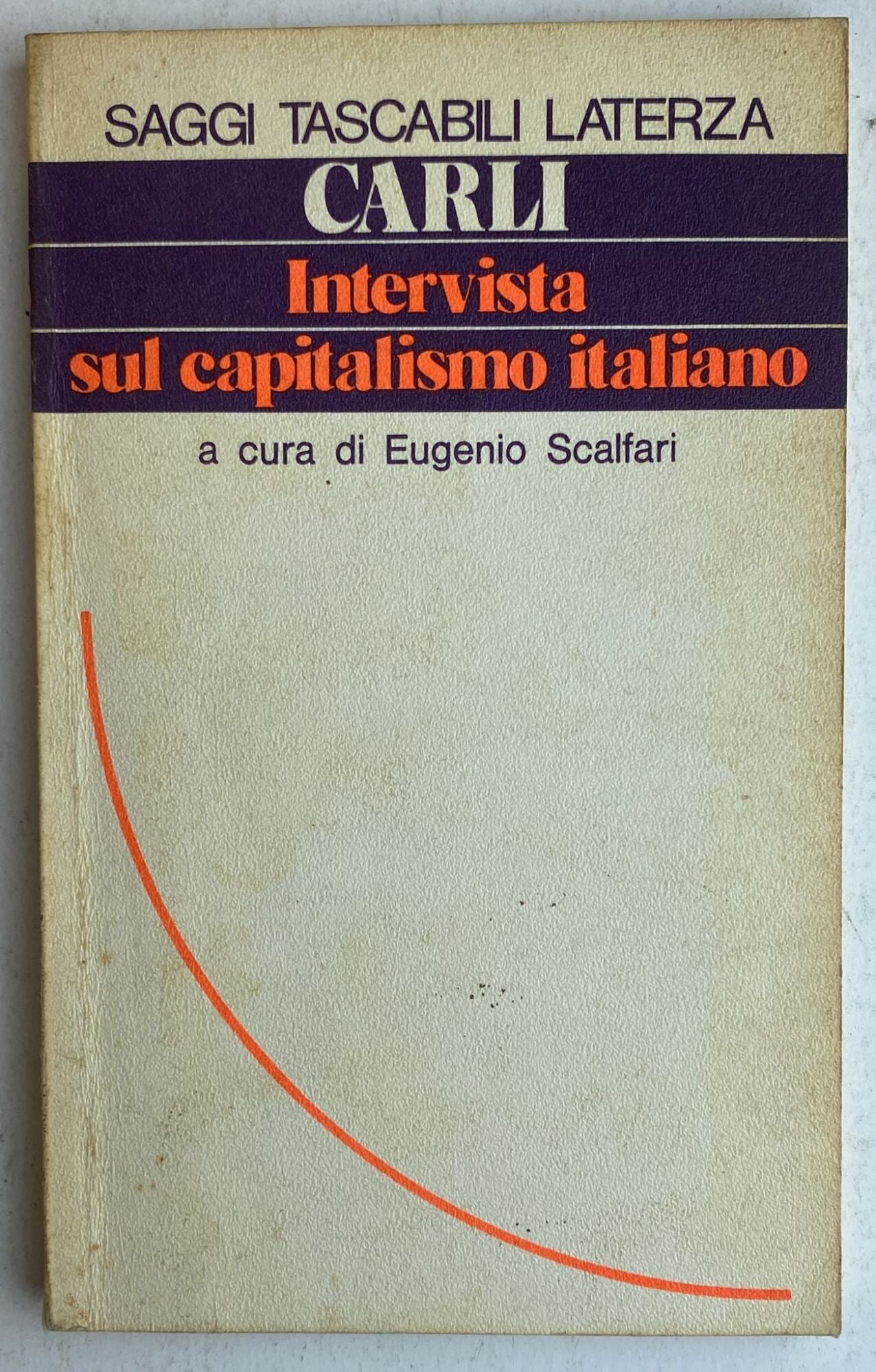 Intervista sul capitalismo italiano - copertina