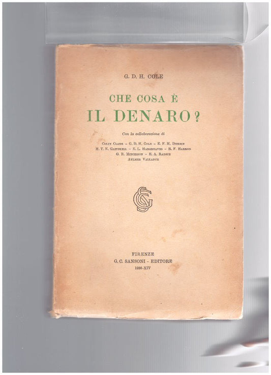 Che cosa è il denaro? - copertina