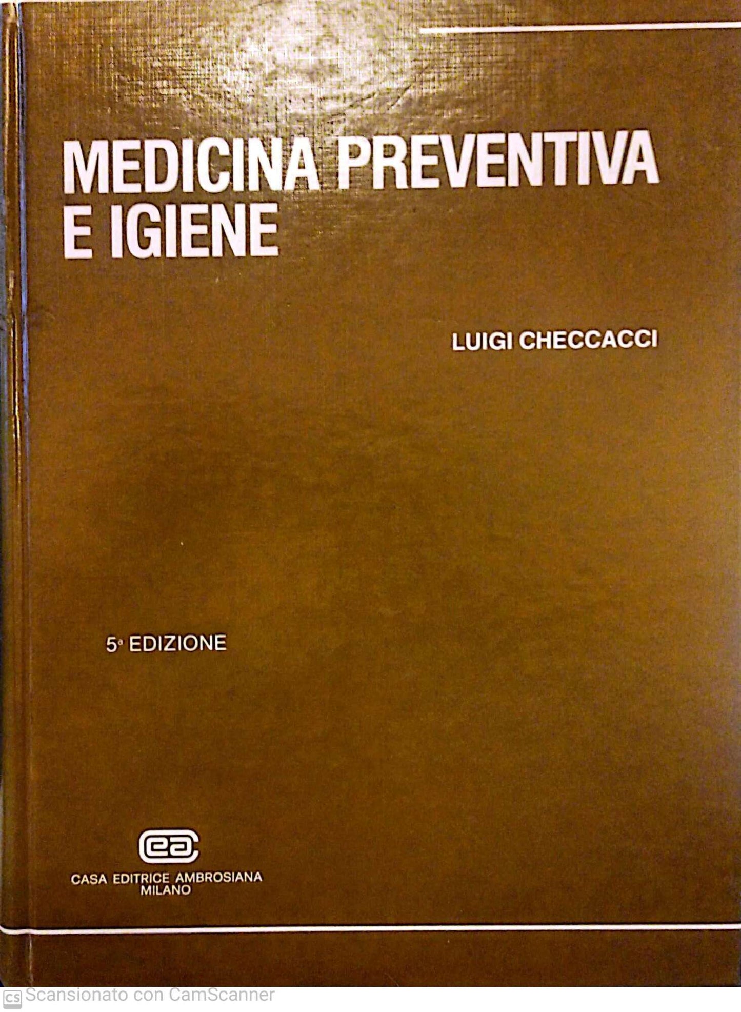 Medicina preventiva e igiene - copertina