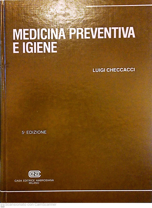 Medicina preventiva e igiene - copertina