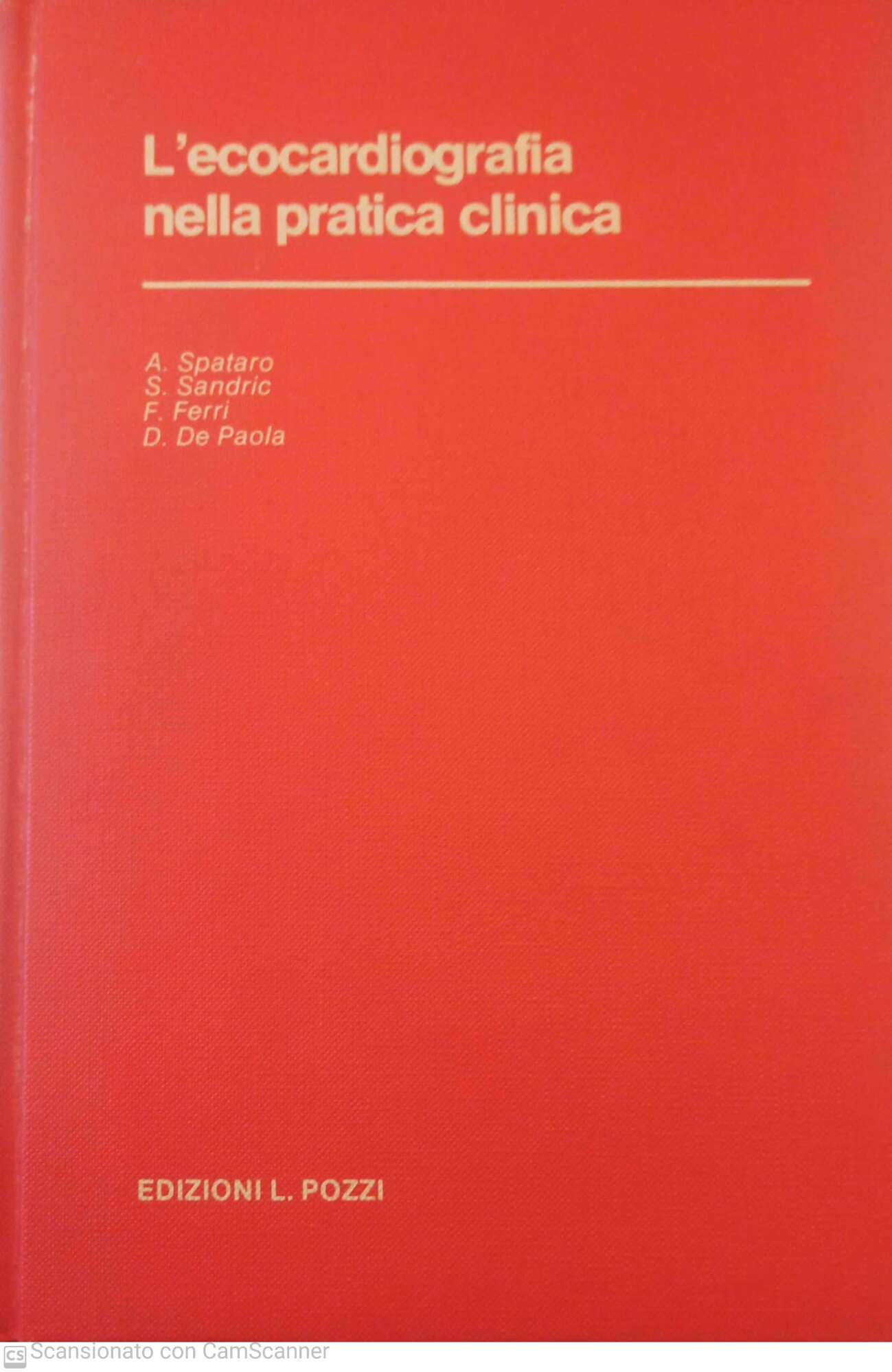 L'ecocardiografia nella pratica clinica - copertina