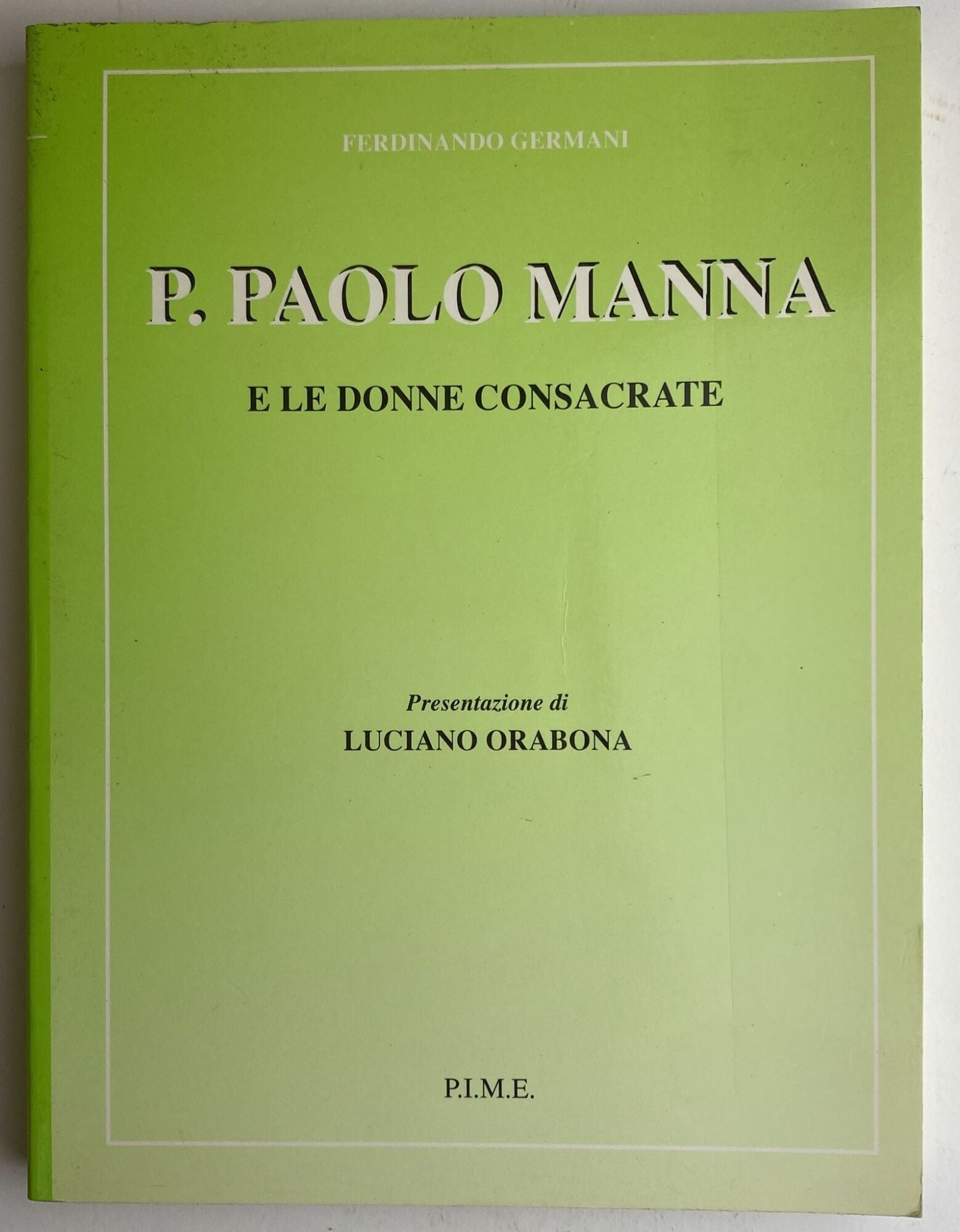 P. Paolo Manna e le donne consacrate - copertina