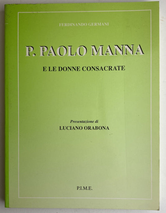 P. Paolo Manna e le donne consacrate - copertina