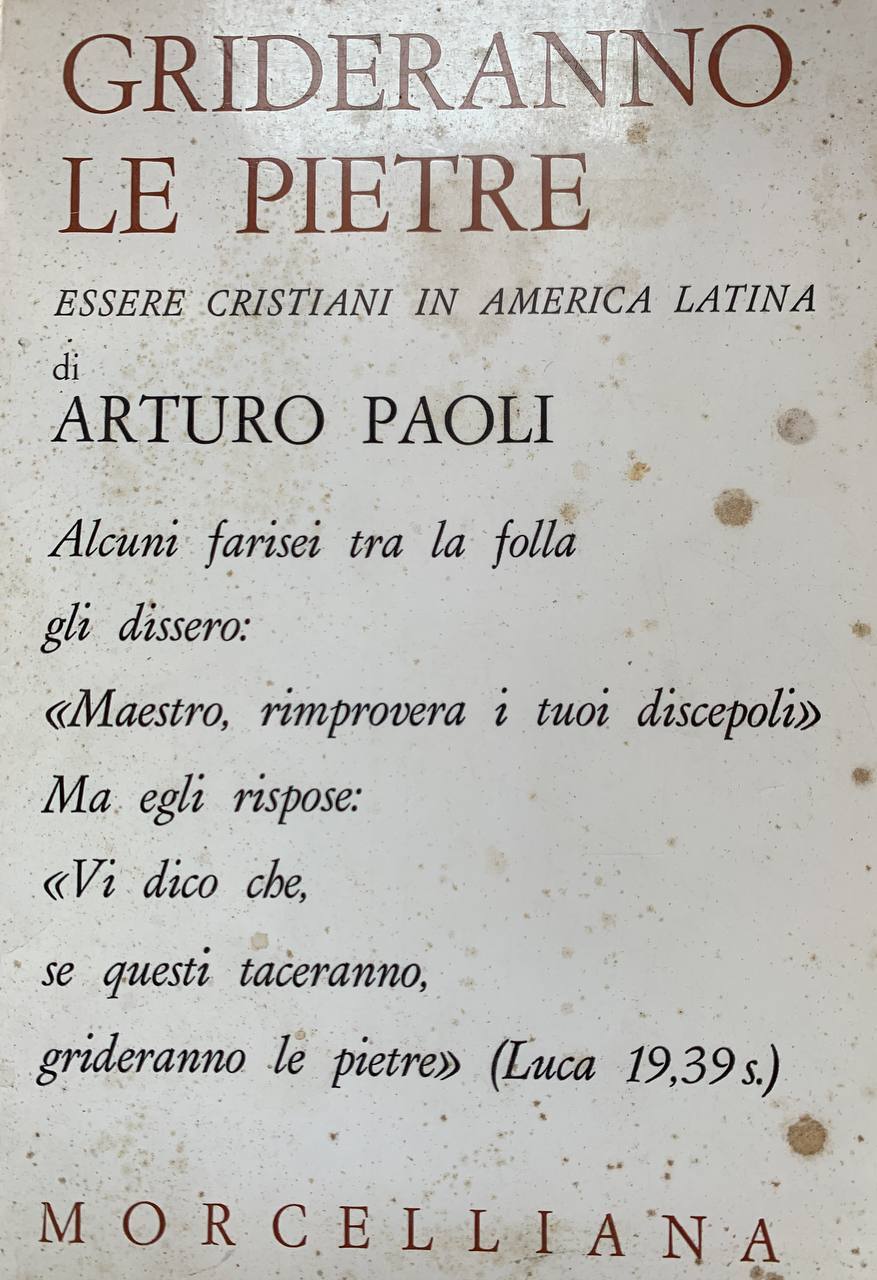 Grideranno le pietre - copertina