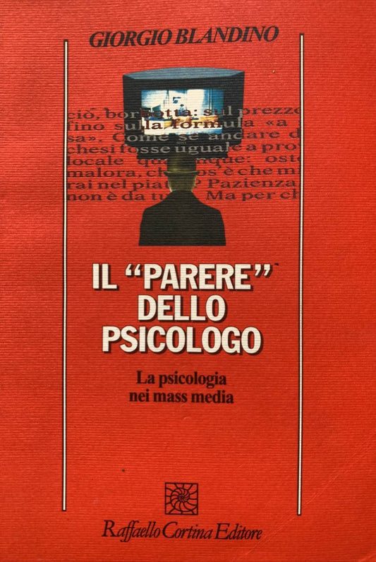 Il parere dello psicologo. La psicologia nei mass media - copertina