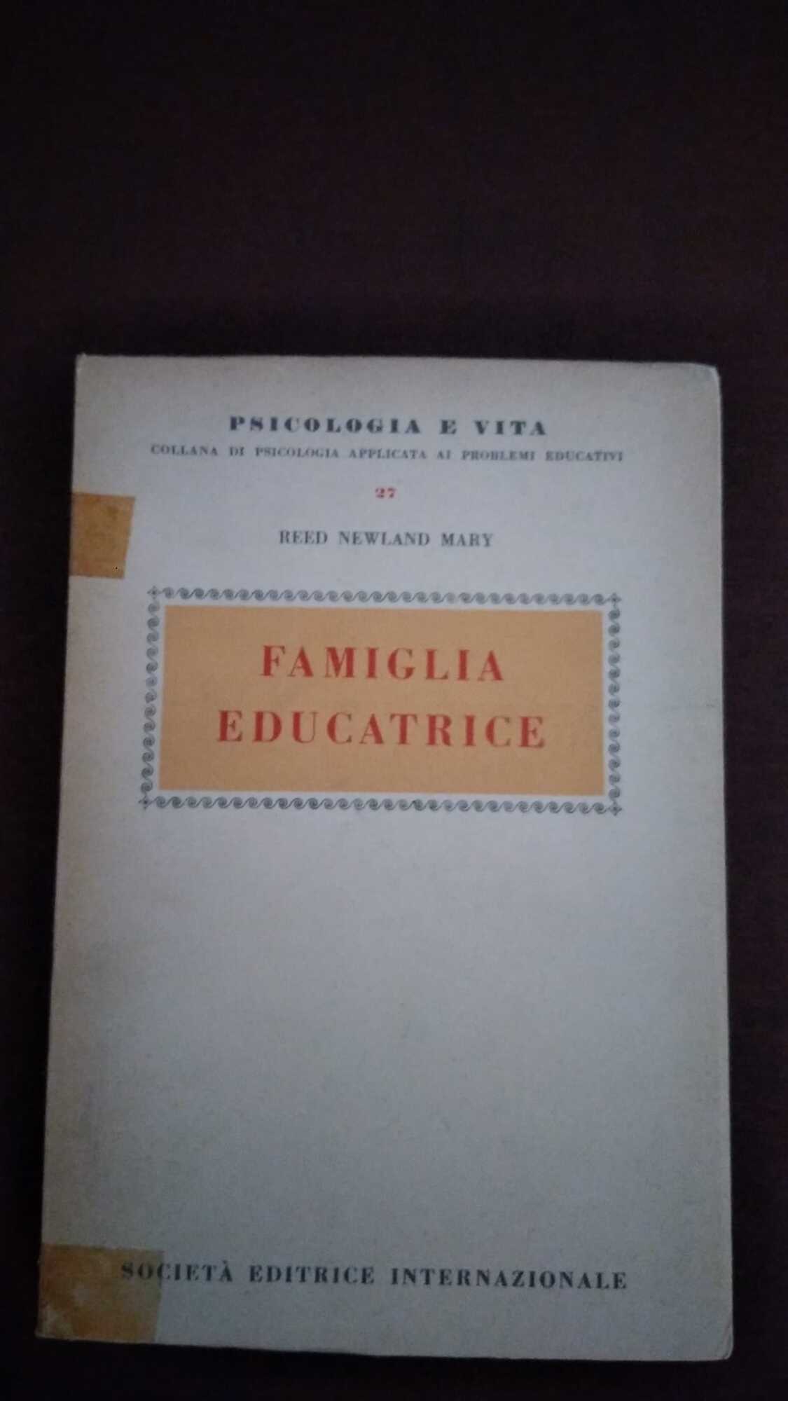 Famiglia educatrice - copertina