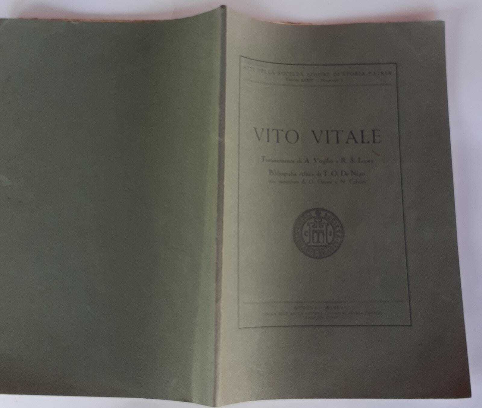 Vito Vitale - copertina