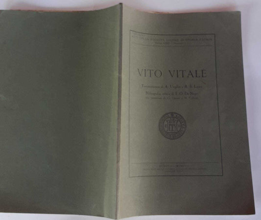 Vito Vitale - copertina