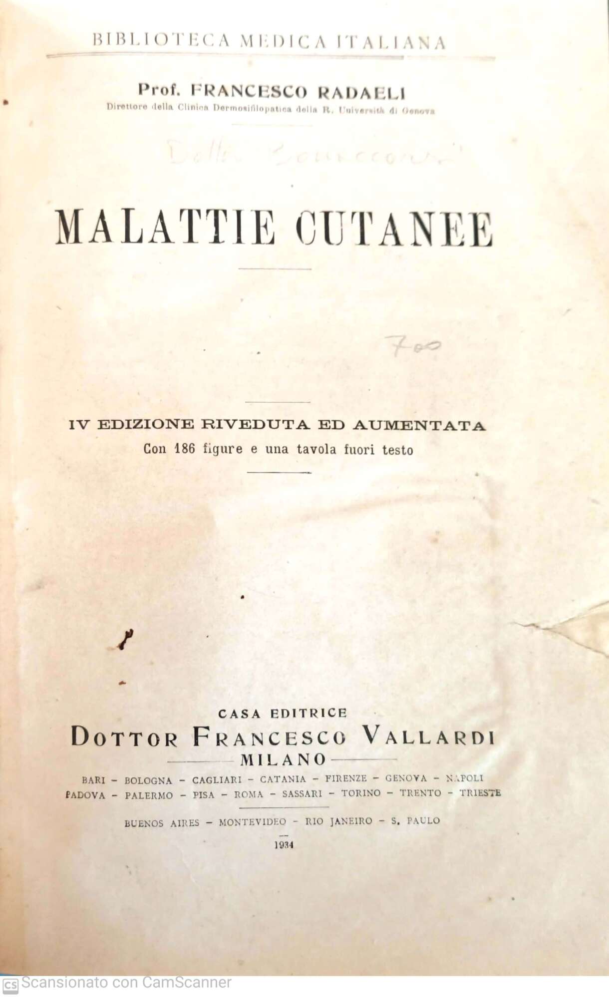 Malattie cutanee - copertina