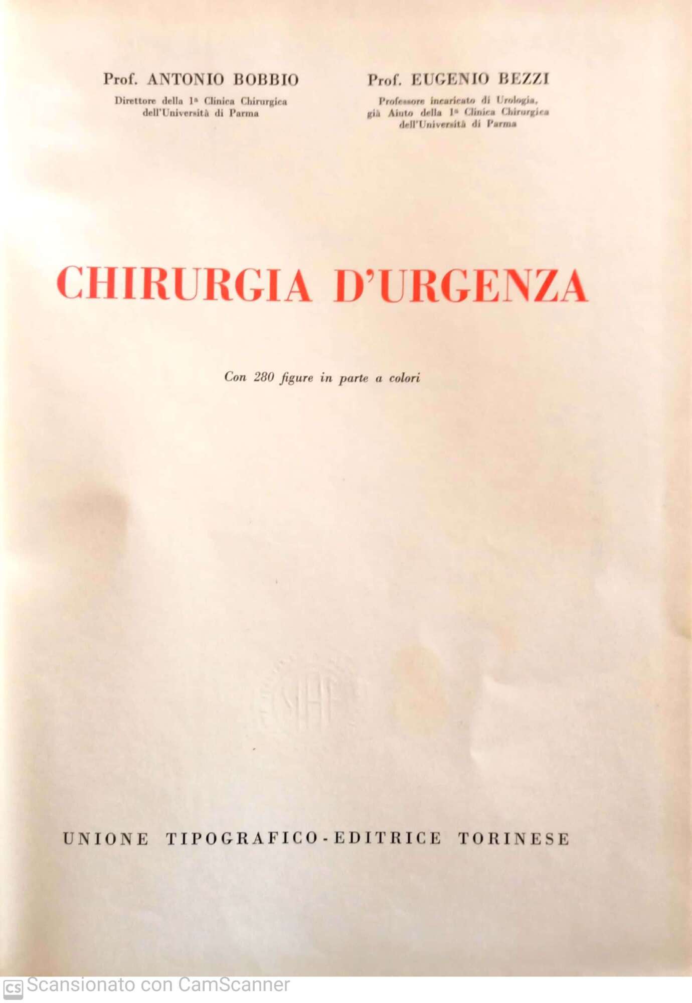 Chirurgia d'urgenza - copertina