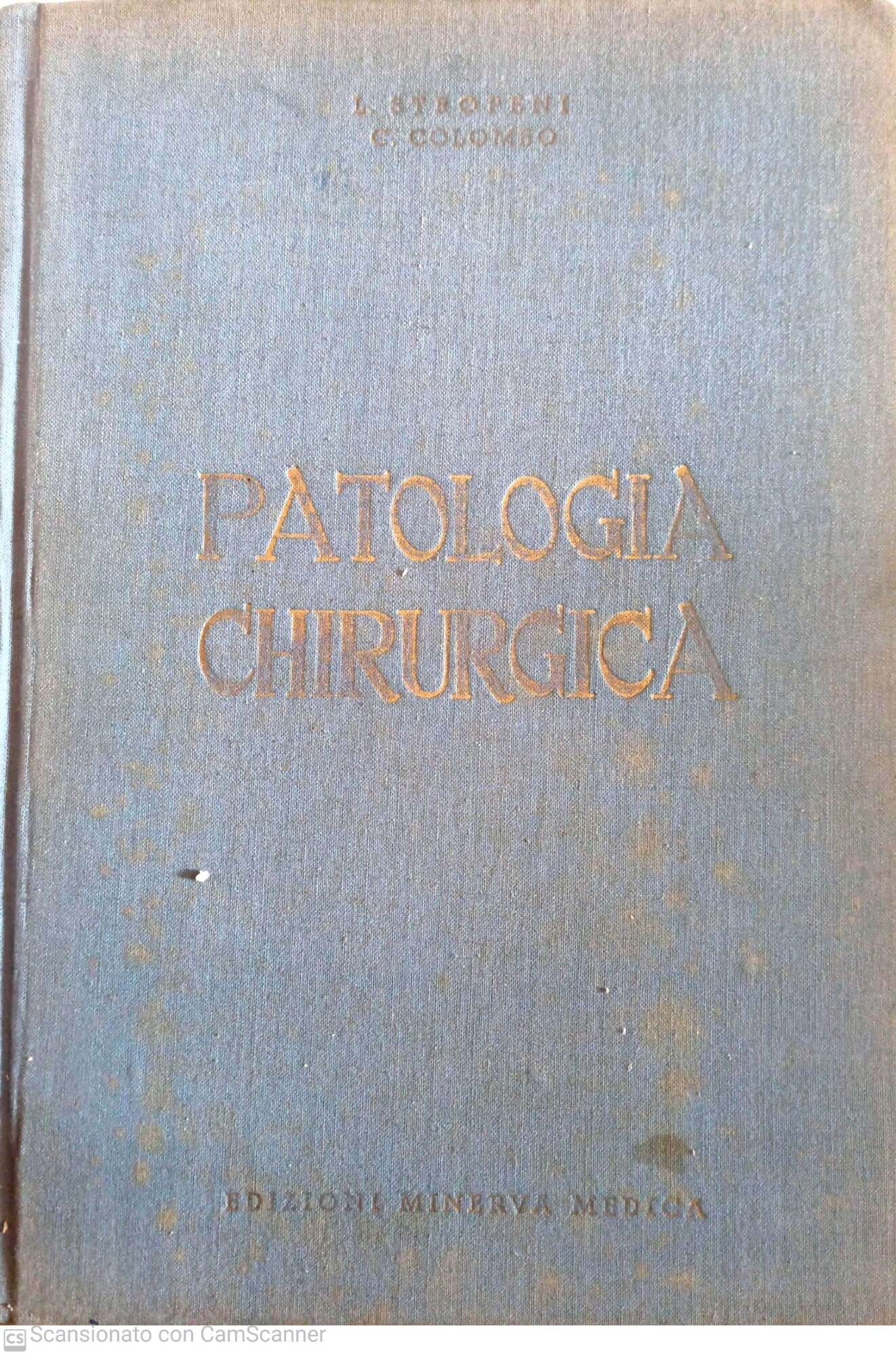 Patologia chirurgica volume 1 - copertina