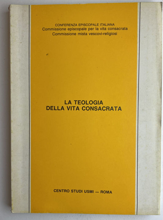 La teologia della vita consacrata - copertina