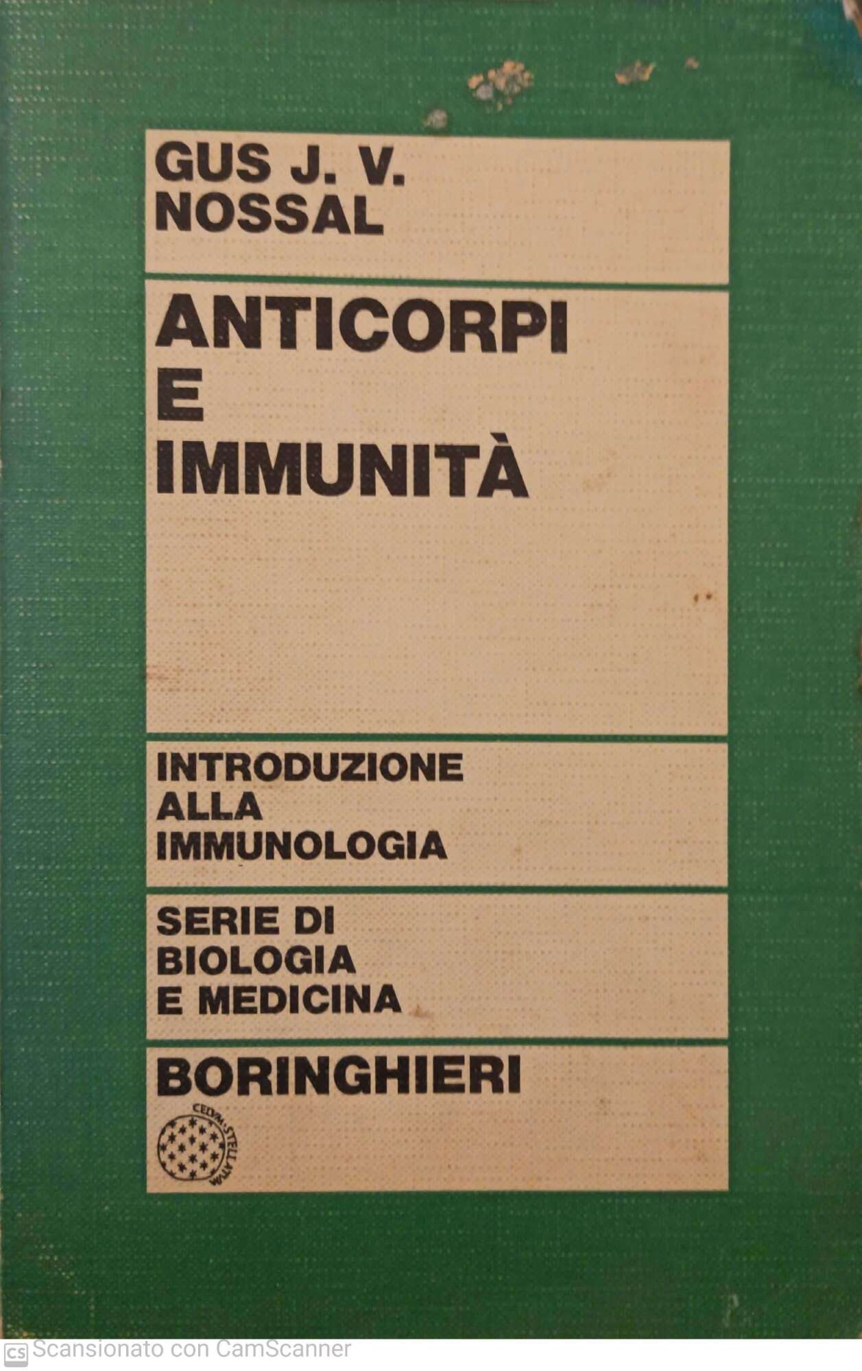 Anticorpi e immunità introduzione alla immunologia - copertina