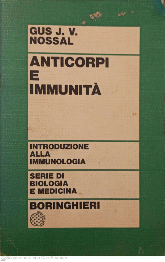 Anticorpi e immunità introduzione alla immunologia - copertina