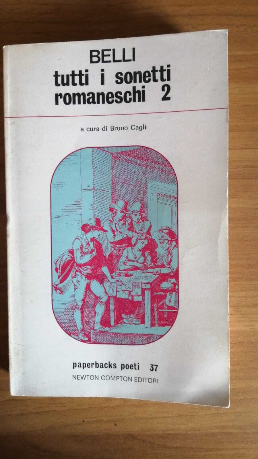 Tutti i sonetti romaneschi  Vol 2 ,  a cura di Bruno Cagli - copertina