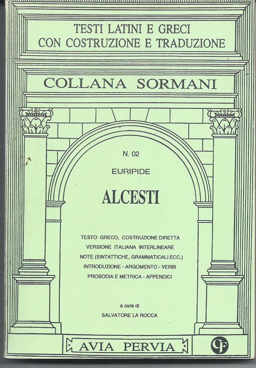 Alcesti - copertina