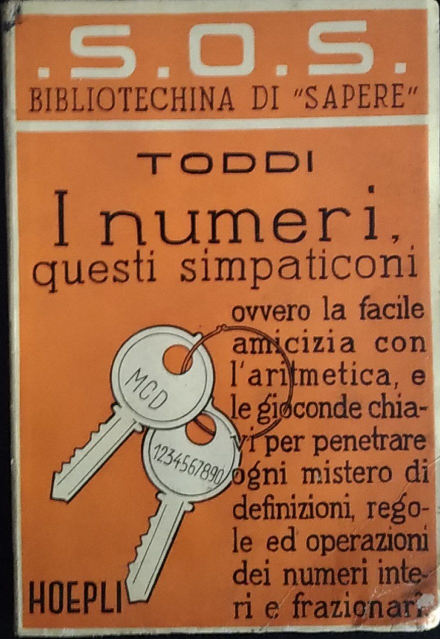 I numeri, questi simpaticoni - copertina