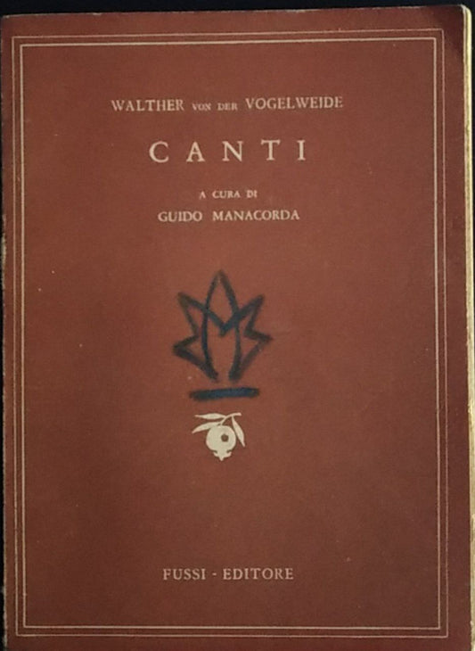 Canti - copertina