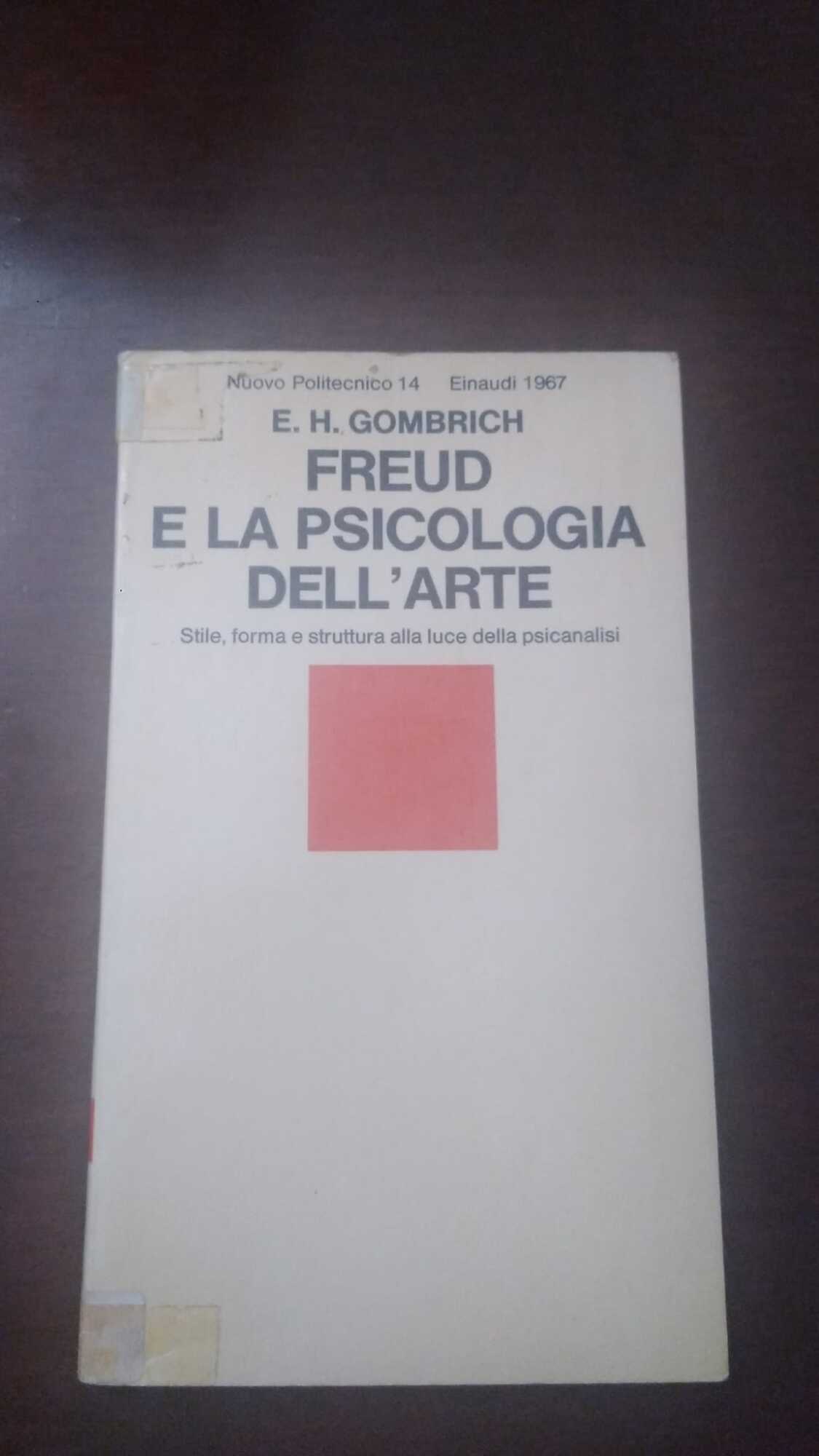 Freud e la psicologia dell'arte - copertina