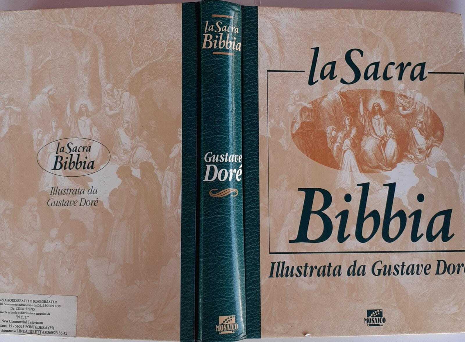 La sacra bibbia. Illustrata da Gustave Dorè - copertina