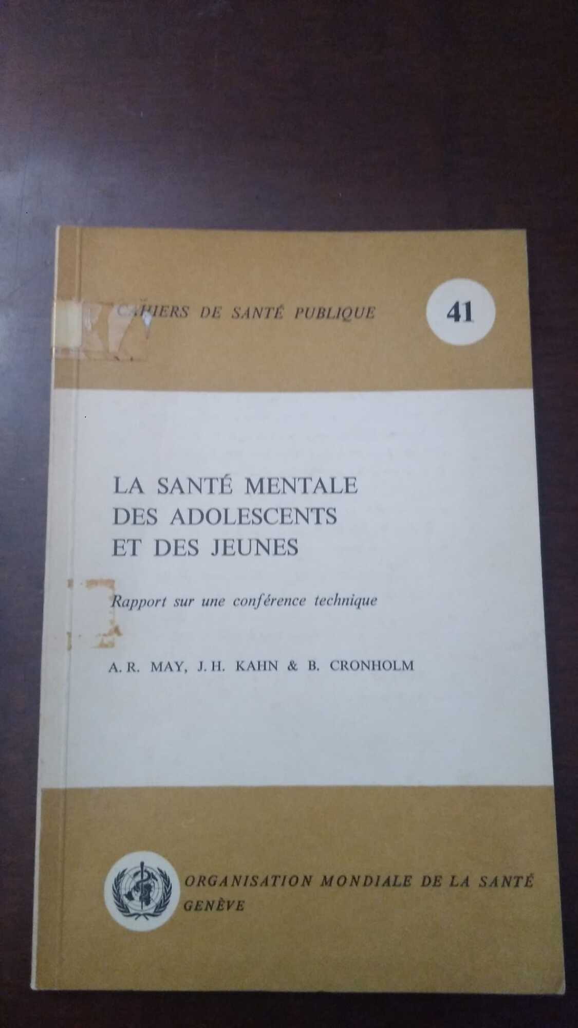La santè mentale des adolescents et des jeunes - copertina
