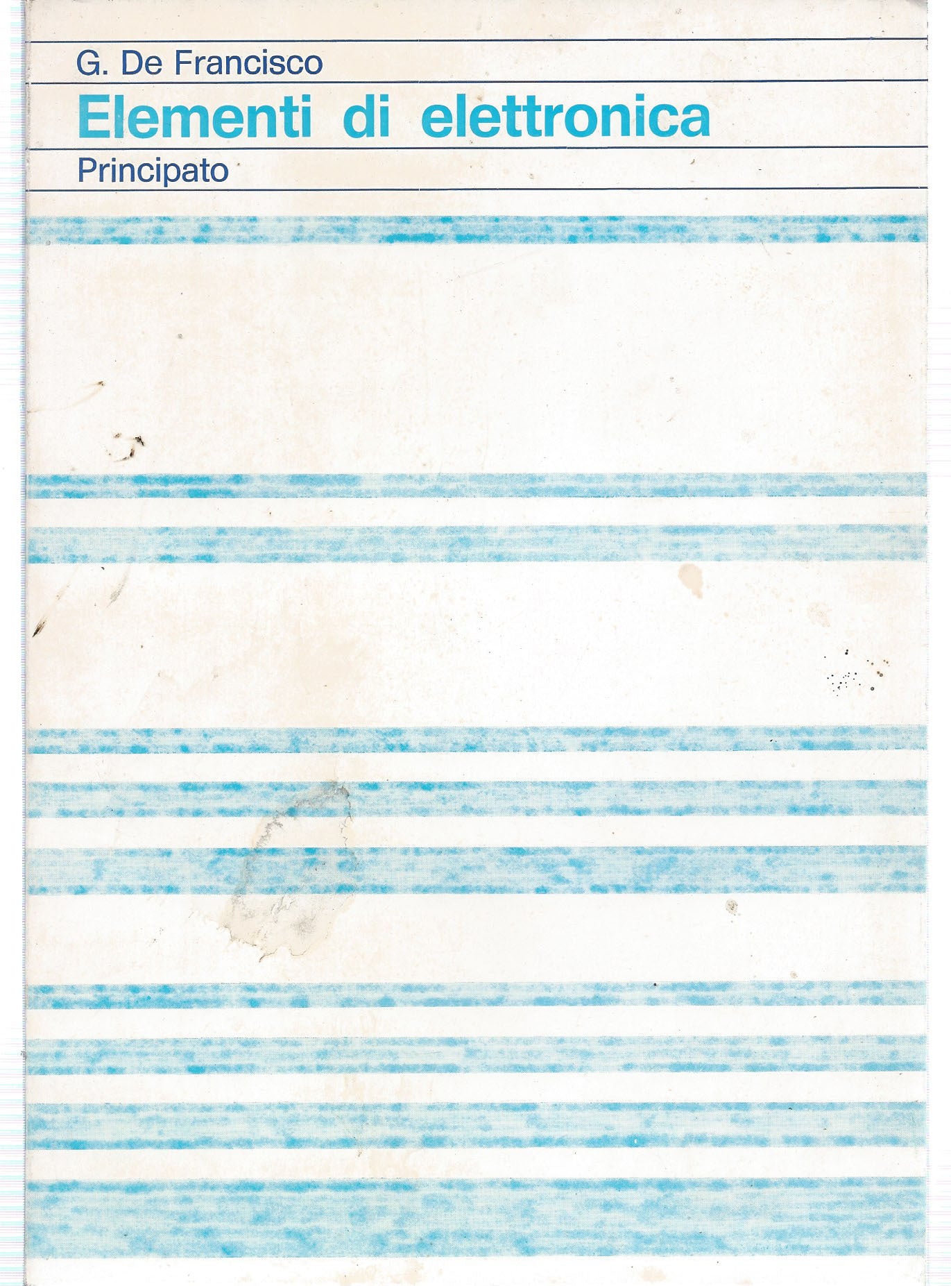 Elementi di elettronica - copertina