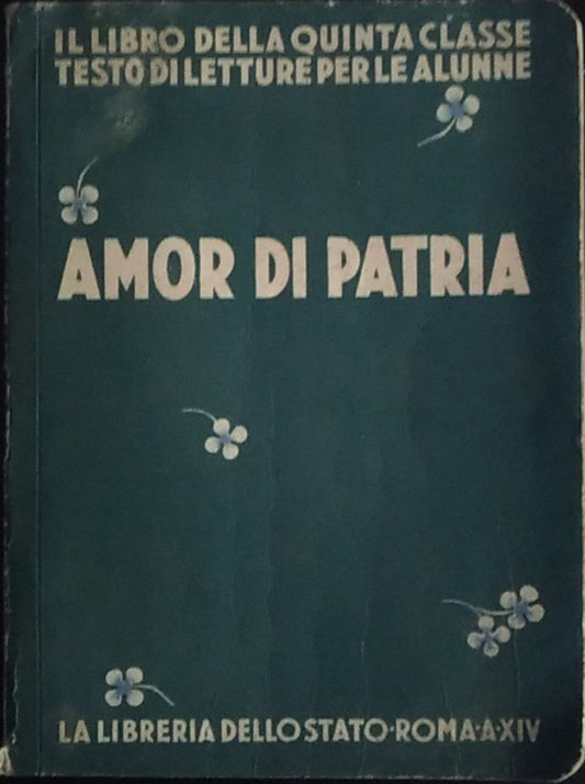 Amor di patria - copertina