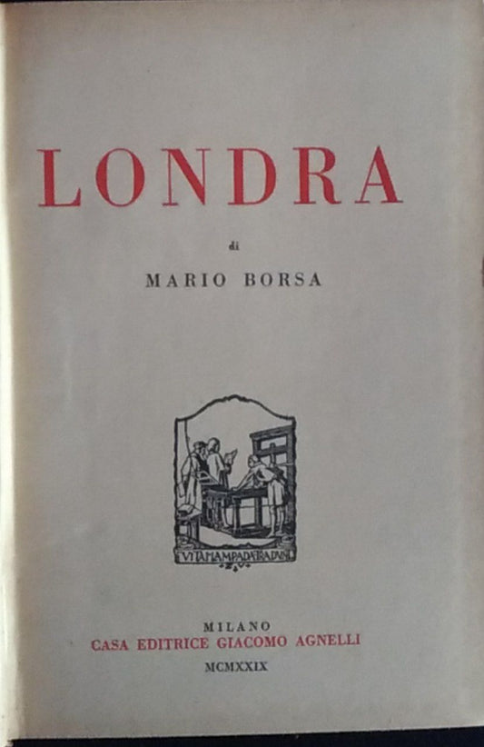Londra - copertina