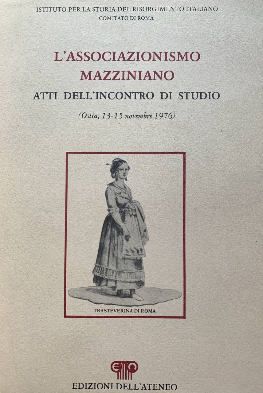 L'associazionismo mazziniano. Atti dell'incontro di studio - copertina