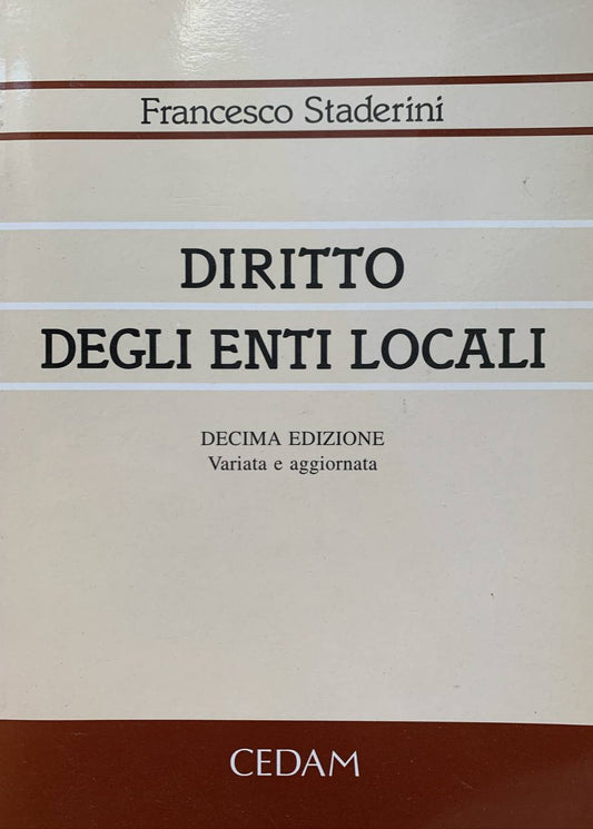 Diritto negli enti locali - copertina