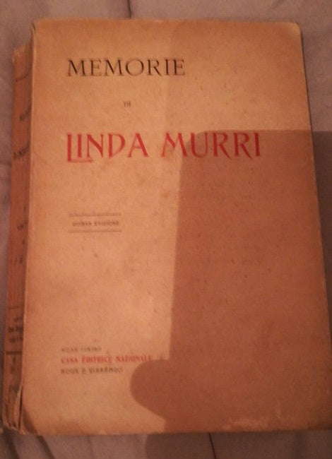 MEMORIE DI LINDA MURRI - copertina