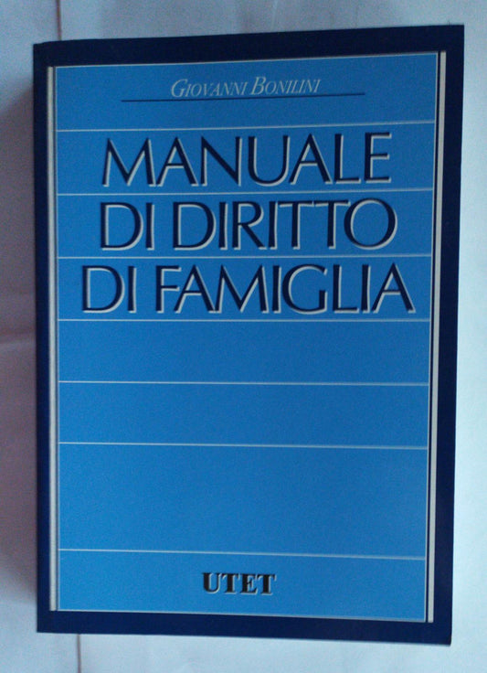 Manuale di diritto di famiglia - copertina