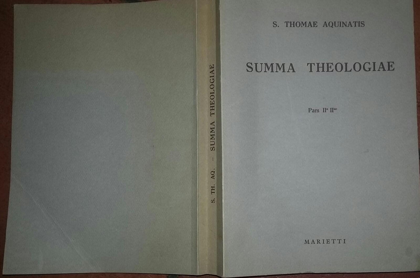 Summa Theologiae. Pars II - copertina