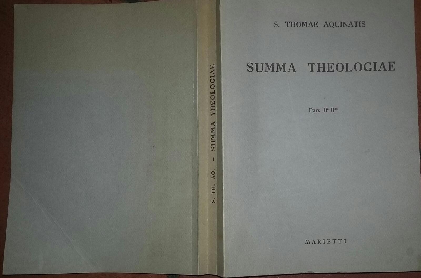 Summa Theologiae. Pars II - copertina