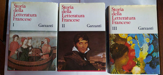 Storia della letteratura francese. I-II-III - copertina