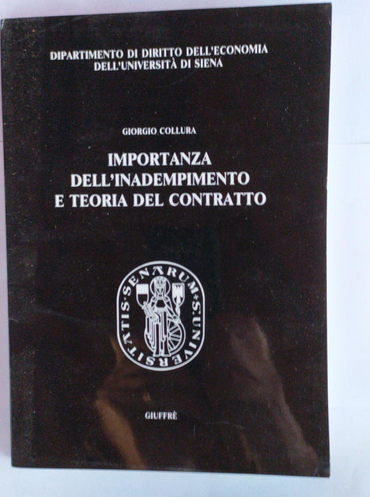 Importanza dell'inadempimento e teoria del contratto - copertina