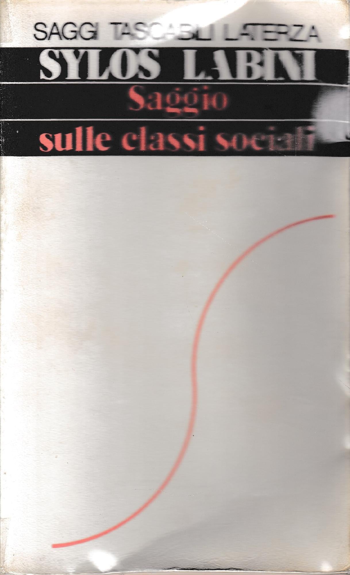 Saggio sulle classi sociali - copertina