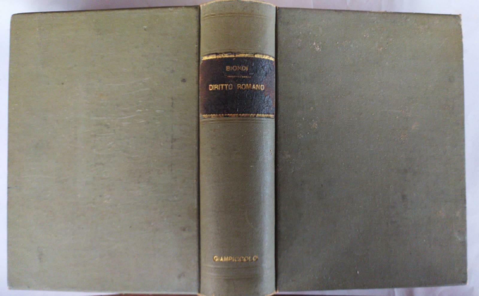 Corso di istituzioni di Diritto Romano I e II - copertina