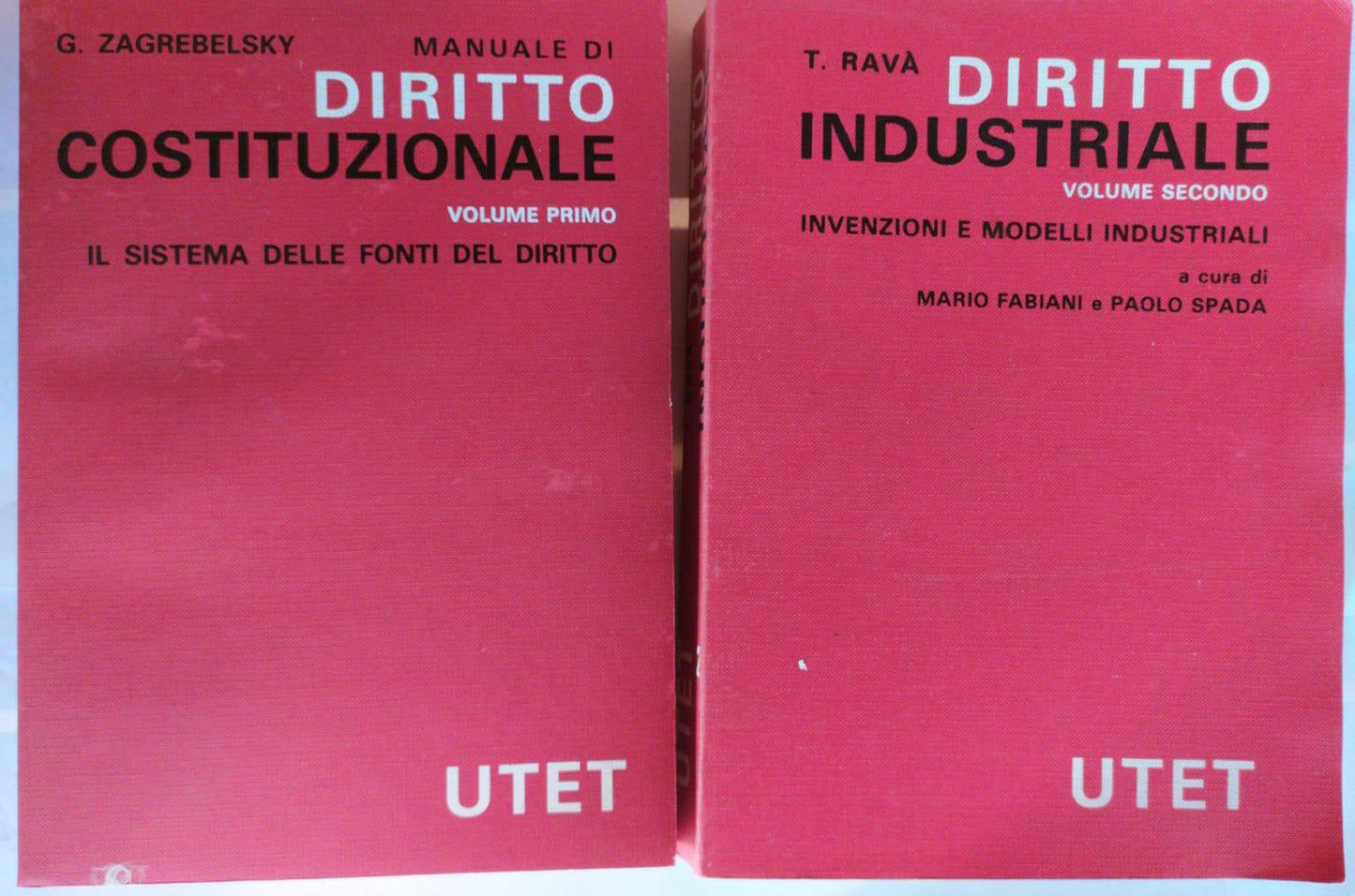 Diritto industriale. Volumi I-II - copertina