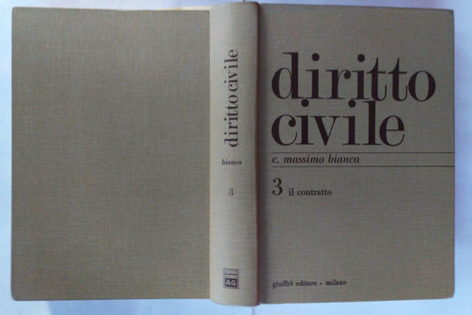 Diritto civile. Volume III Il contratto. - copertina