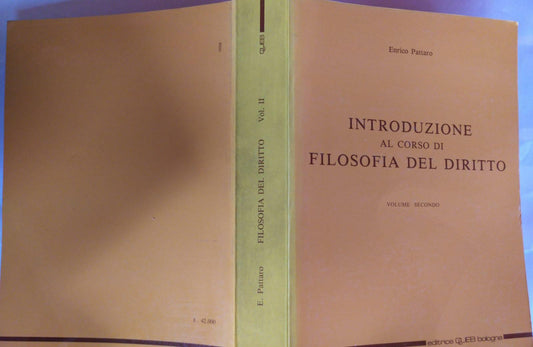 Introduzione al corso di Filosofia del diritto volume 2 - copertina