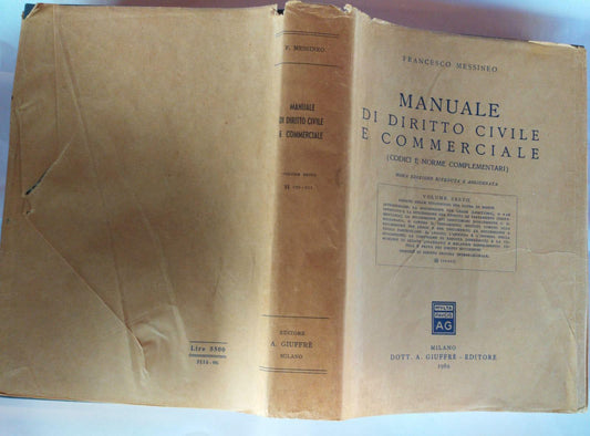 Manuale di diritto civile e commerciale Volume 6 - copertina