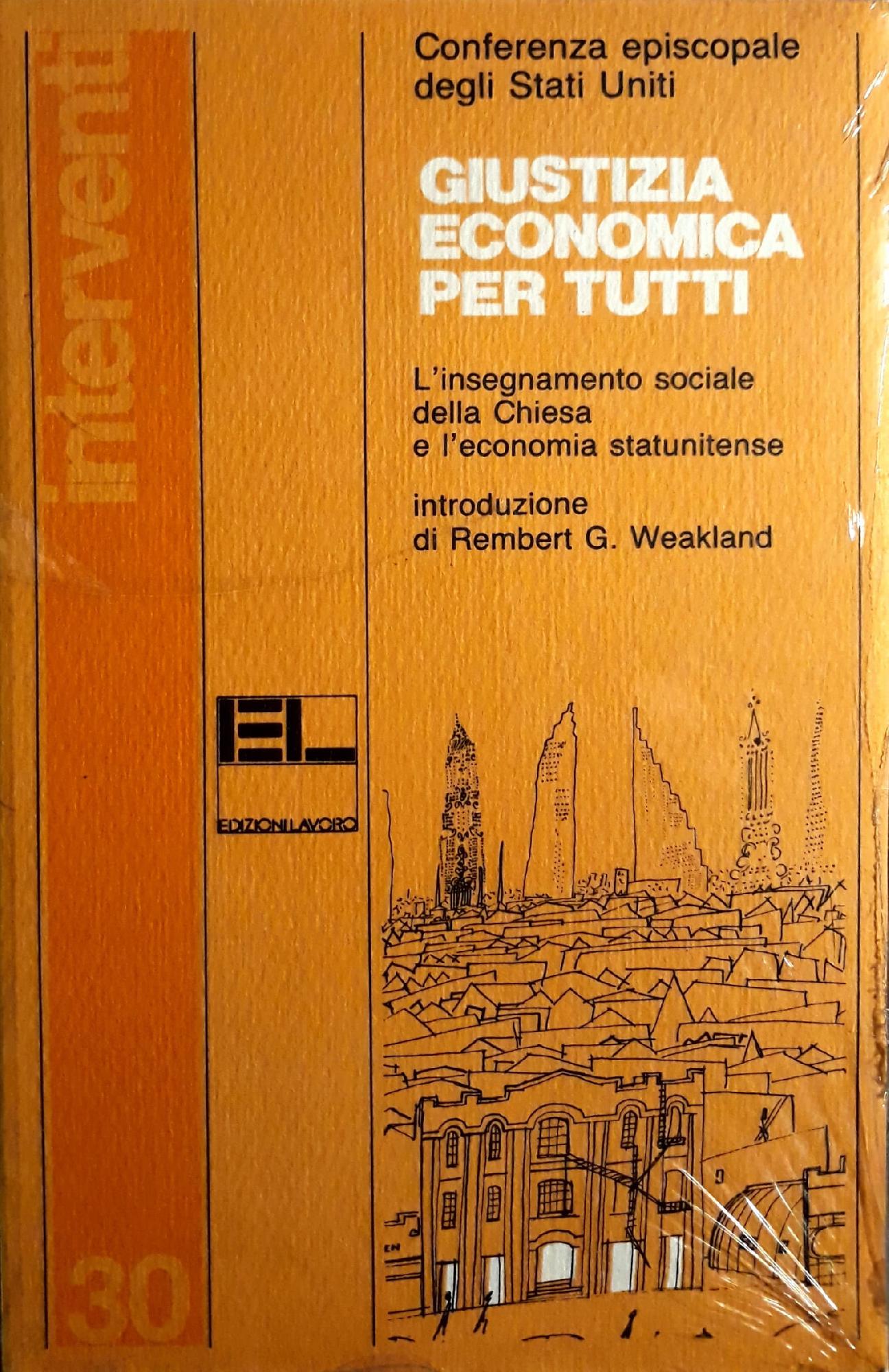 Giustizia economica per tutti: L'insegnamento sociale della chiesa e l'economia statunitense - copertina