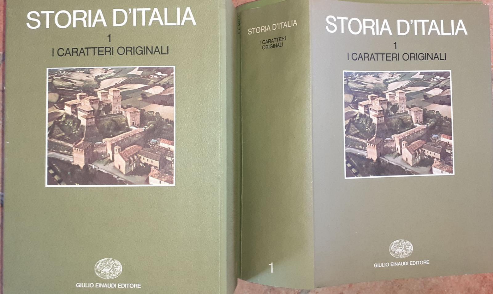 Storia d'Italia. I caratteri originali. Volume 1 - copertina