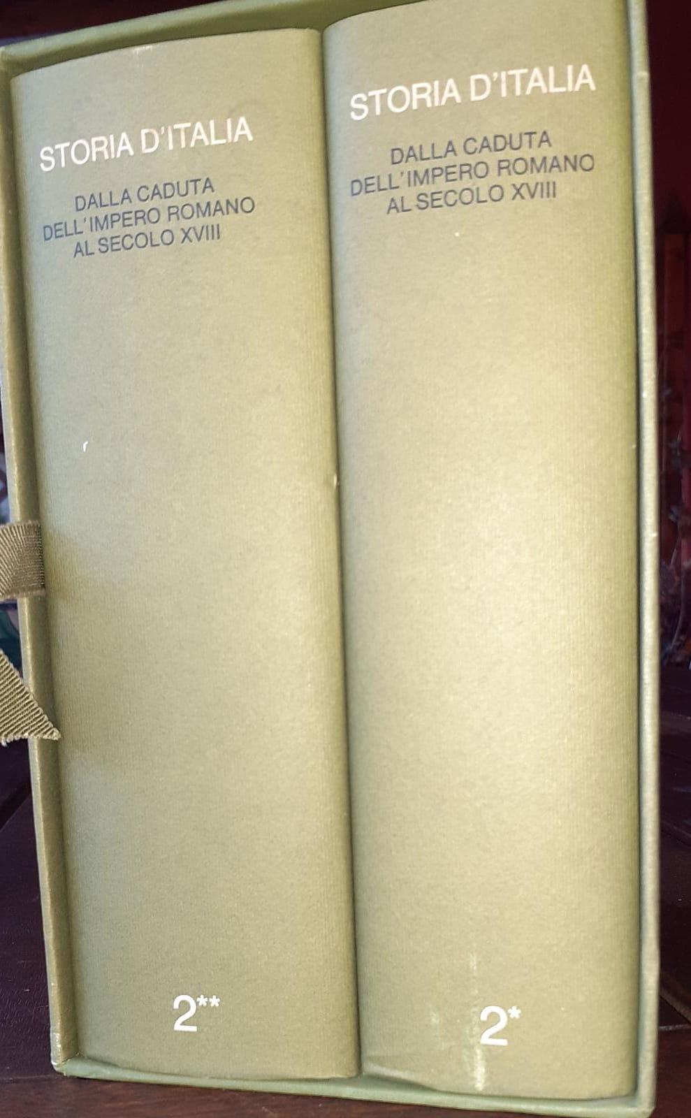 Storia d'IItalia. Dalla caduta dell'impero romano al secolo XVII. - copertina