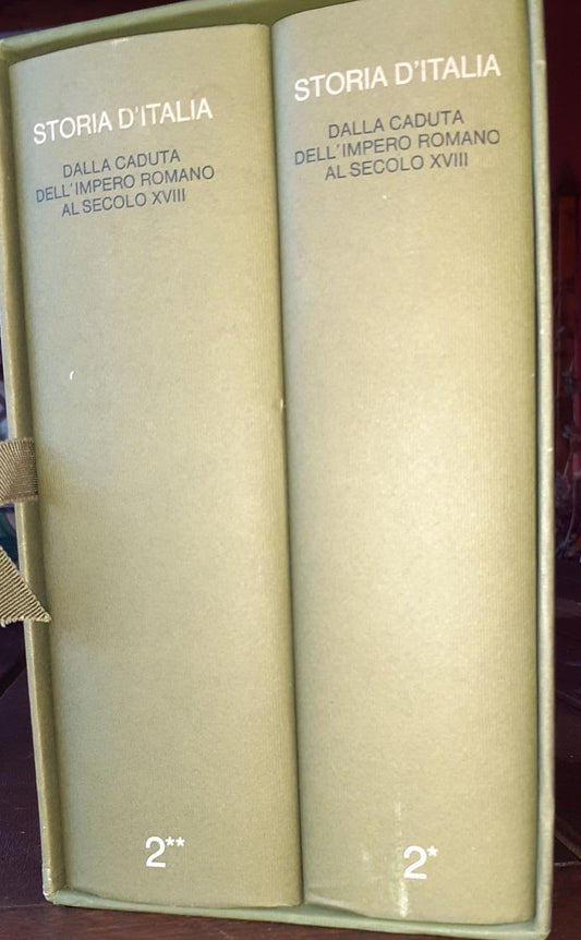 Storia d'IItalia. Dalla caduta dell'impero romano al secolo XVII. - copertina