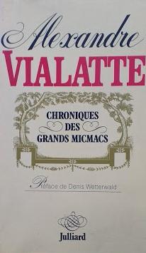 Chronique des grands Micmacs - copertina