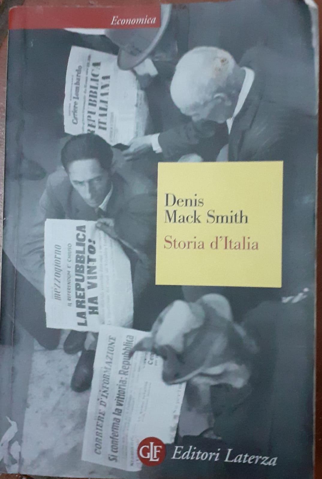 Storia d'Italia dal 1861 al 1997 - copertina