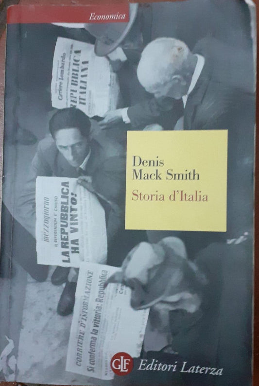 Storia d'Italia dal 1861 al 1997 - copertina