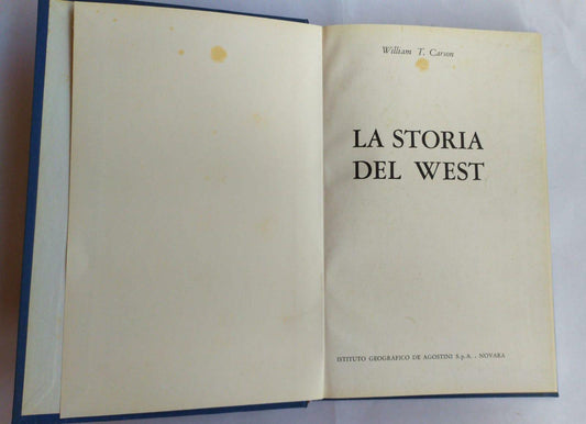 La storia del West - copertina
